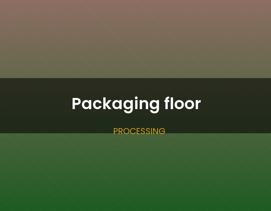Packaging floor