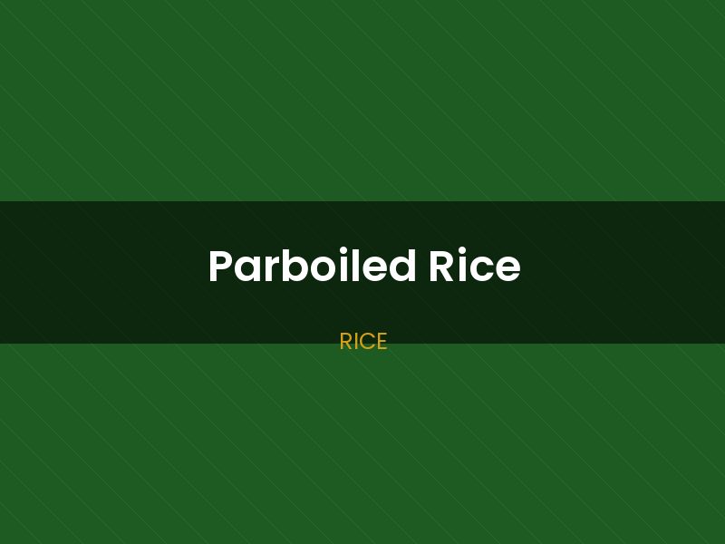 Parboiled Rice